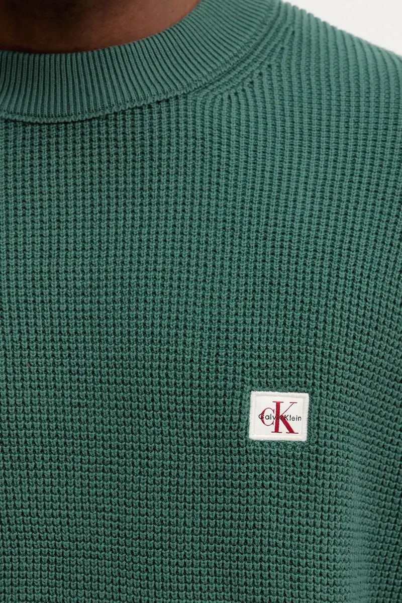 maglione in cotone uomo colore turchese LV04RD313G miniatura 5