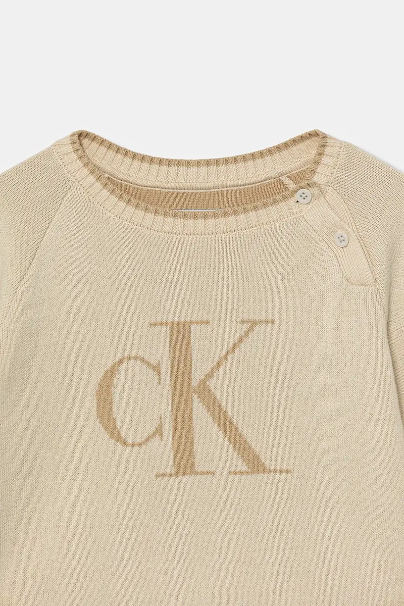 maglione per bambini colore beige IN0IN00205 miniatura 3