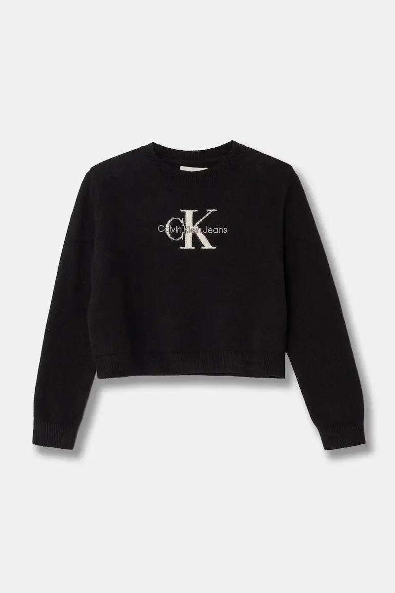 maglione per bambini colore nero IG0IG02830