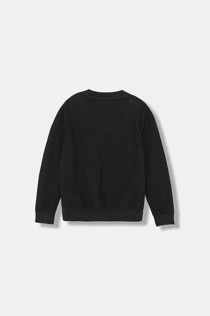 maglione per bambini con misto lana colore nero IB0IB02152 miniatura 2