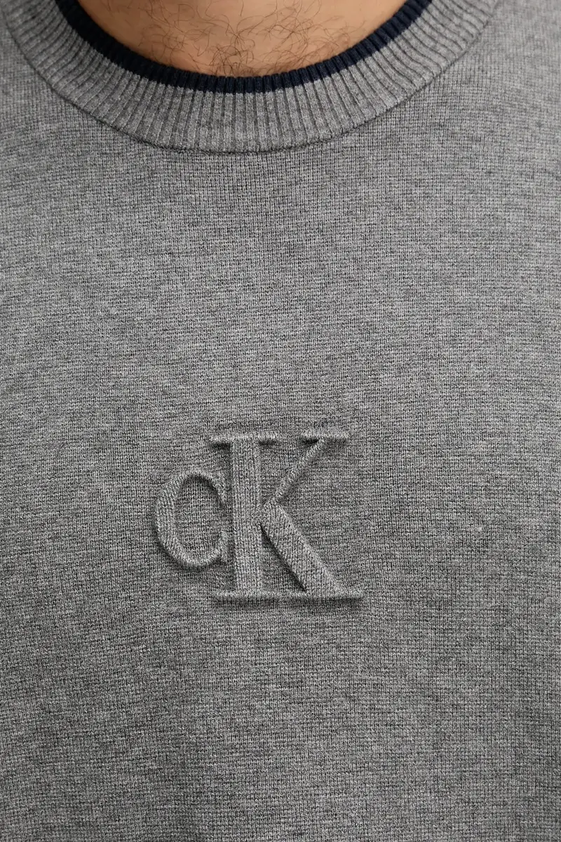 maglione uomo colore grigio LV04RD300G miniatura 5