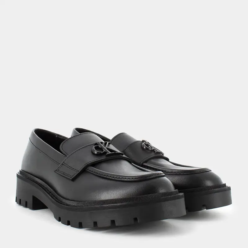 Calvin Klein Jeans Mocassini Donna Nero 2714679 miniatura 2