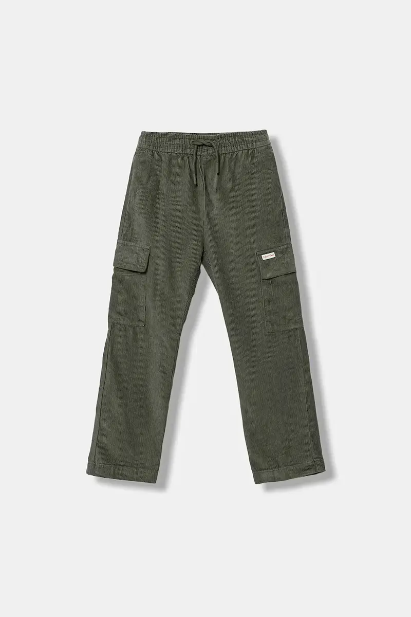 pantali velluto a coste bambini colore verde IB0IB02554