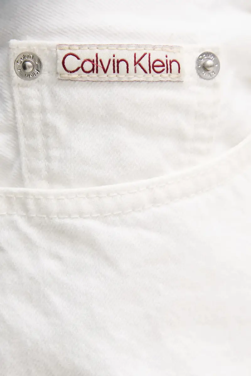 Calvin Klein Jeans Jeans Donna Bianco 3301130 miniatura 4