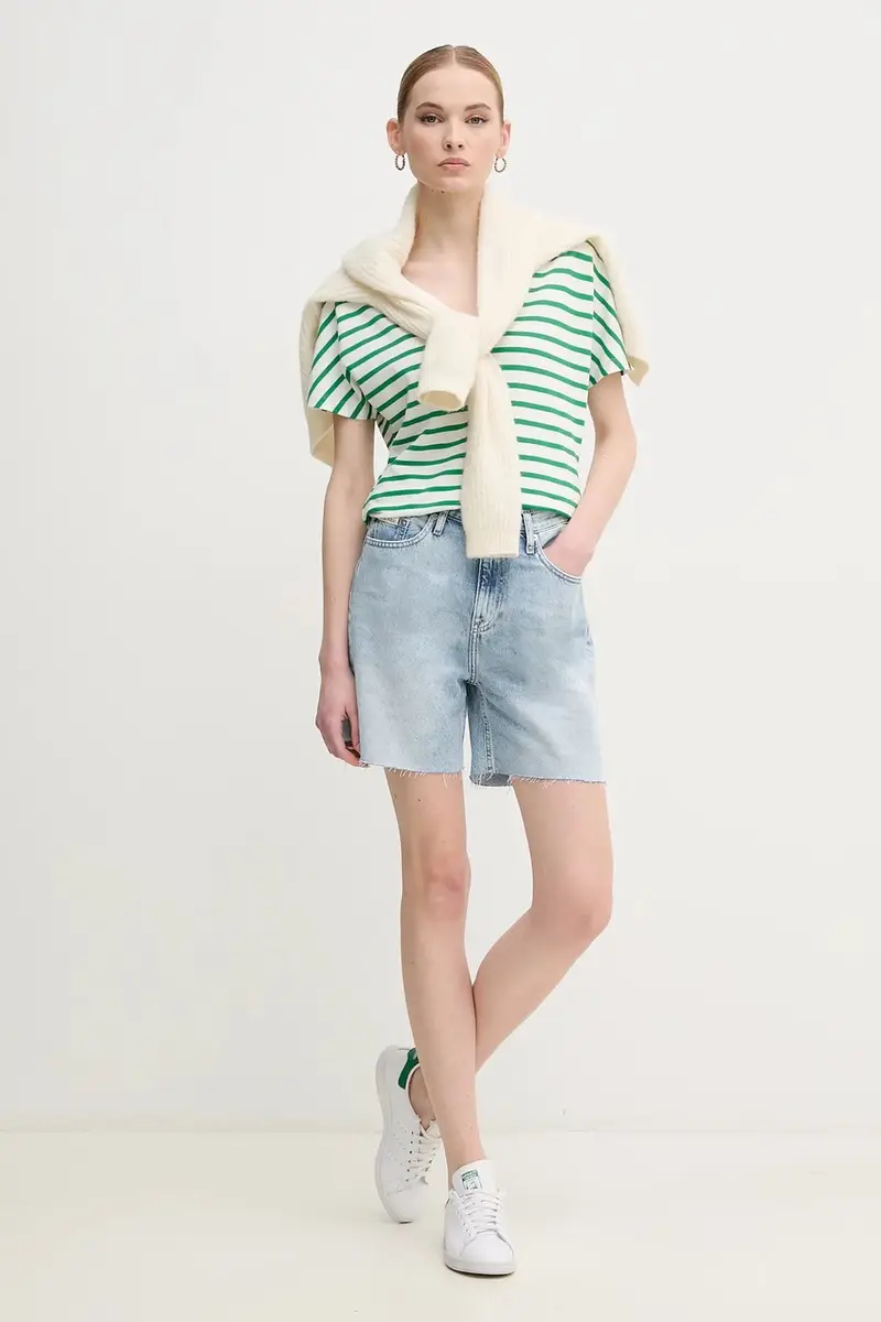 Calvin Klein Jeans Jeans Donna Blu 3312584 miniatura 2