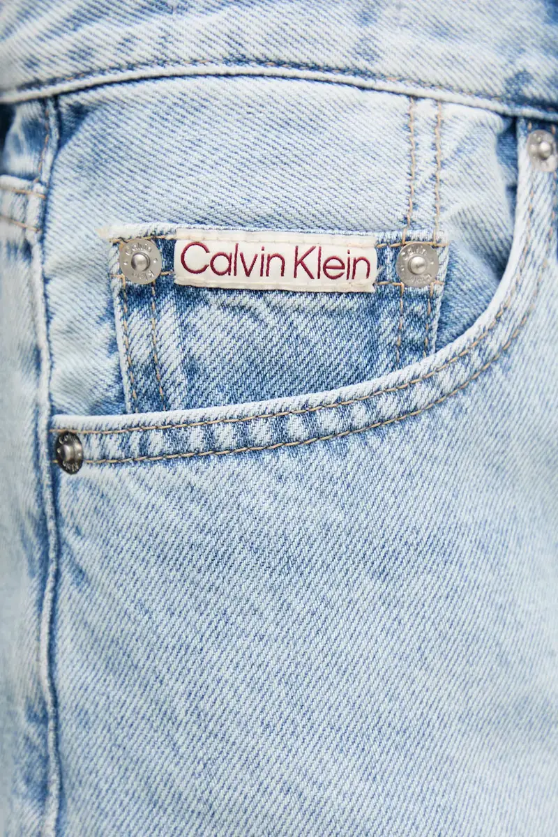 Calvin Klein Jeans Jeans Donna Blu 3312584 miniatura 4