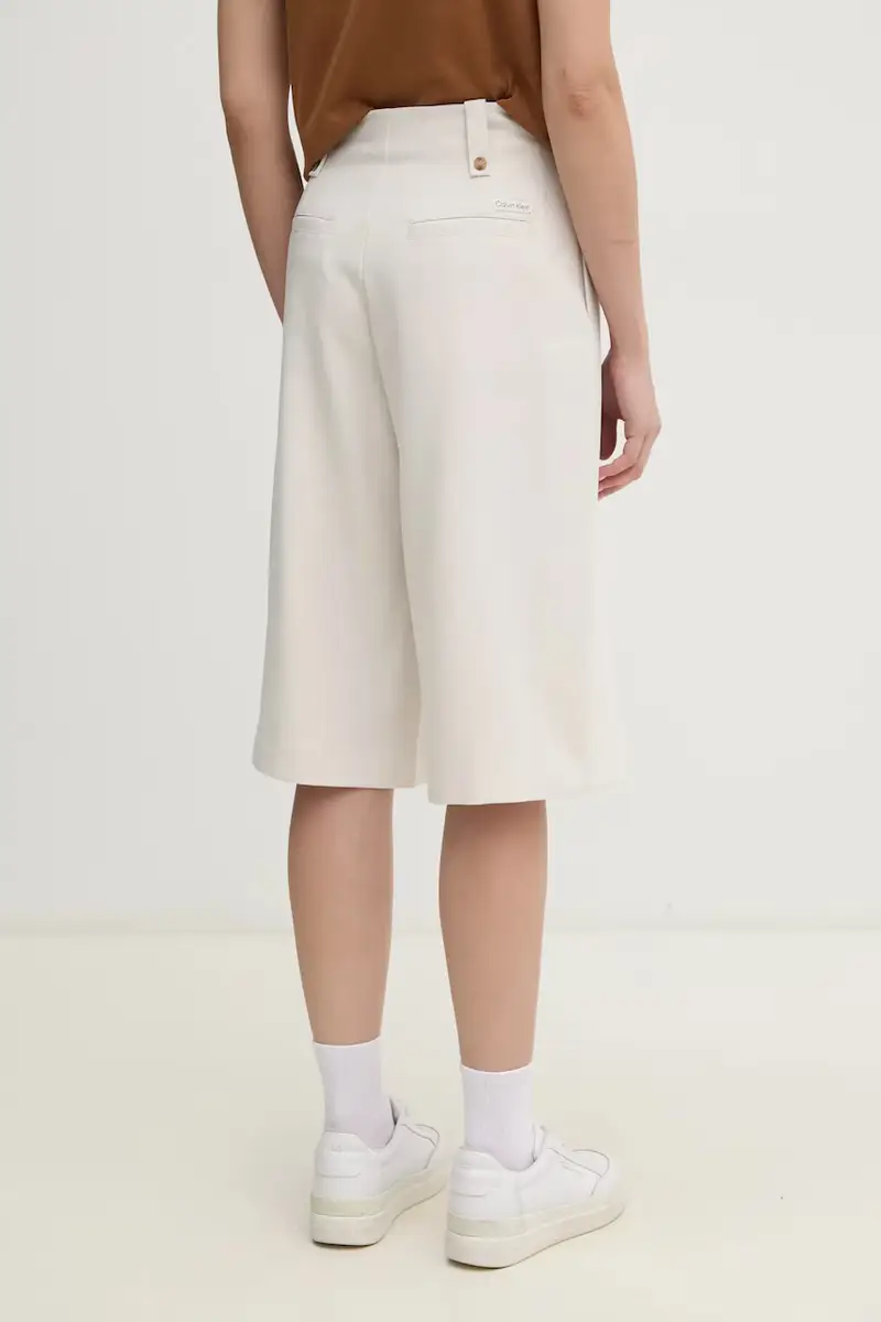 pantaloncini donna colore beige J20J225412 miniatura 2