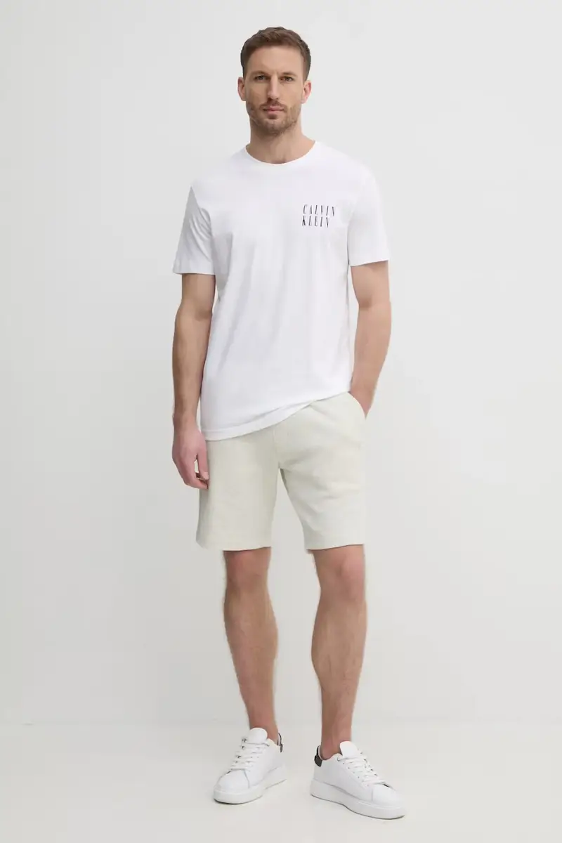 pantaloncini uomo colore beige J30J327247 miniatura 2