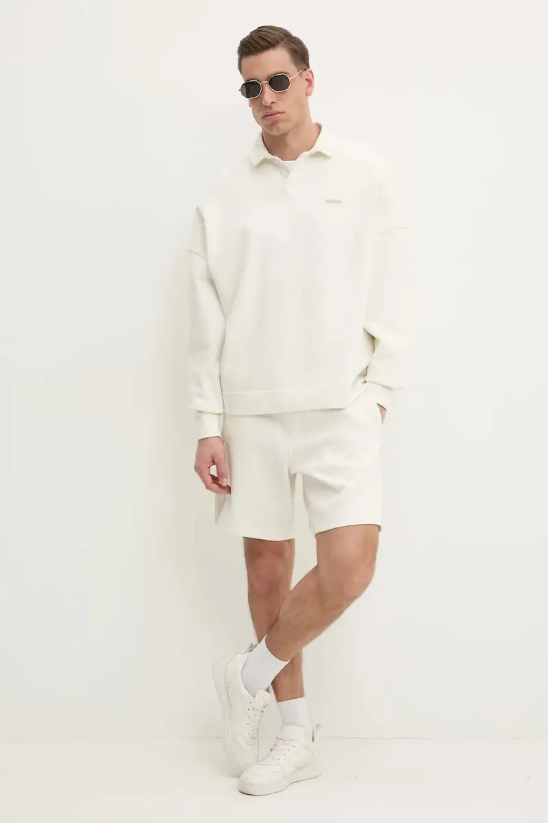 pantaloncini uomo colore bianco J30J327246 Beige miniatura 2