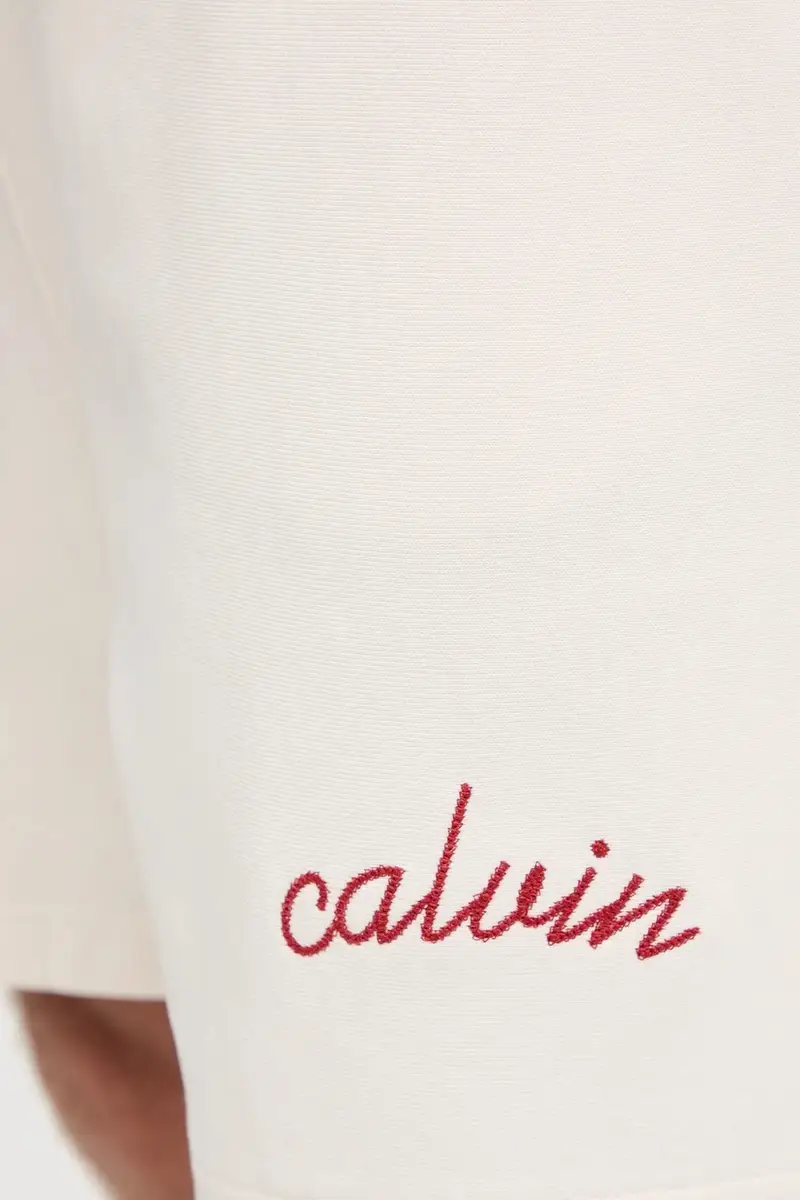 pantaloncini uomo colore bianco LV04RC224G Beige miniatura 4