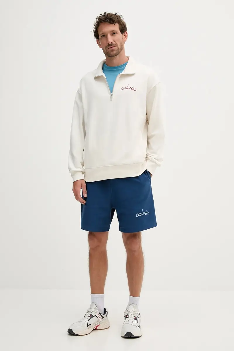 pantaloncini uomo colore blu navy LV04RC224G miniatura 2