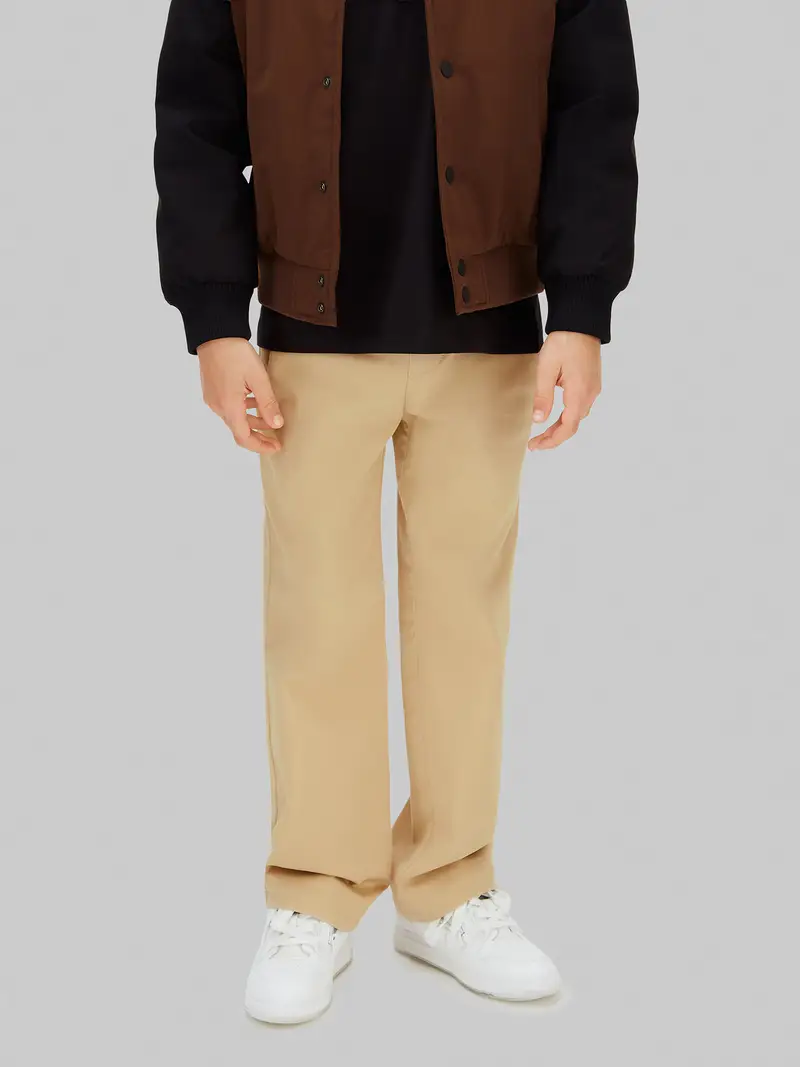 Pantaloni beige miniatura 2