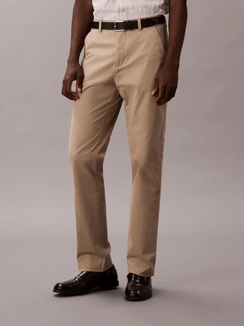 Pantaloni chino beige miniatura 2
