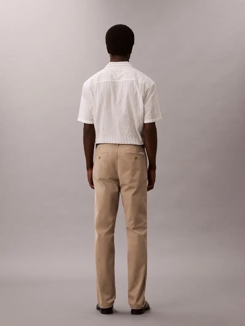 Pantaloni chino beige miniatura 3