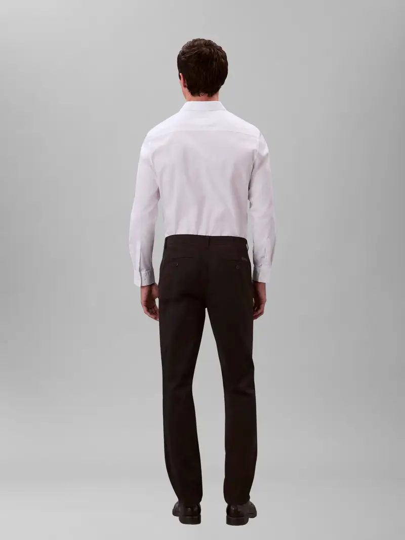 Pantaloni chino nero miniatura 3