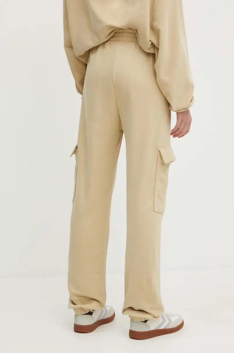 pantaloni da jogging in cotone colore beige J20J223589 miniatura 3