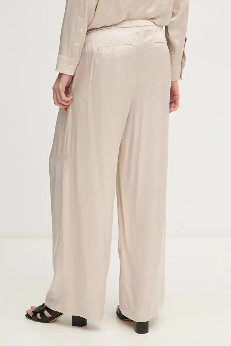 pantaloni donna colore beige J20J224845 miniatura 3