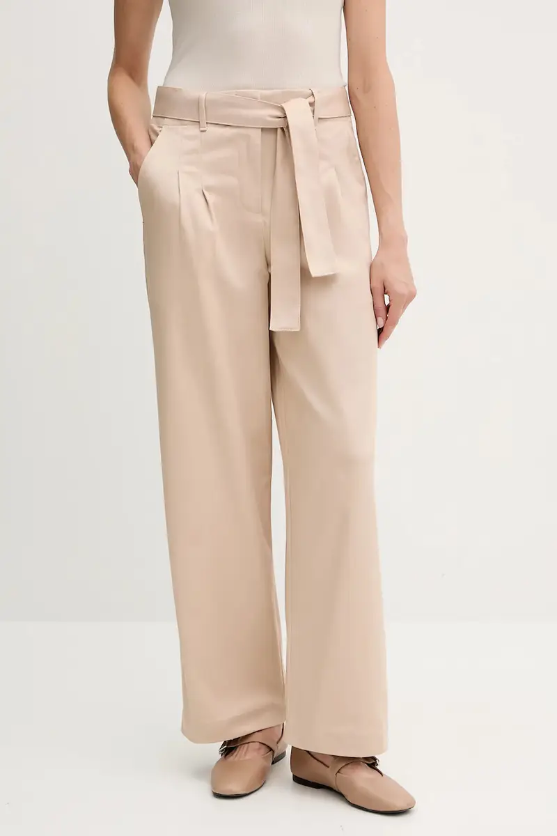 pantaloni donna colore beige LV044D639G