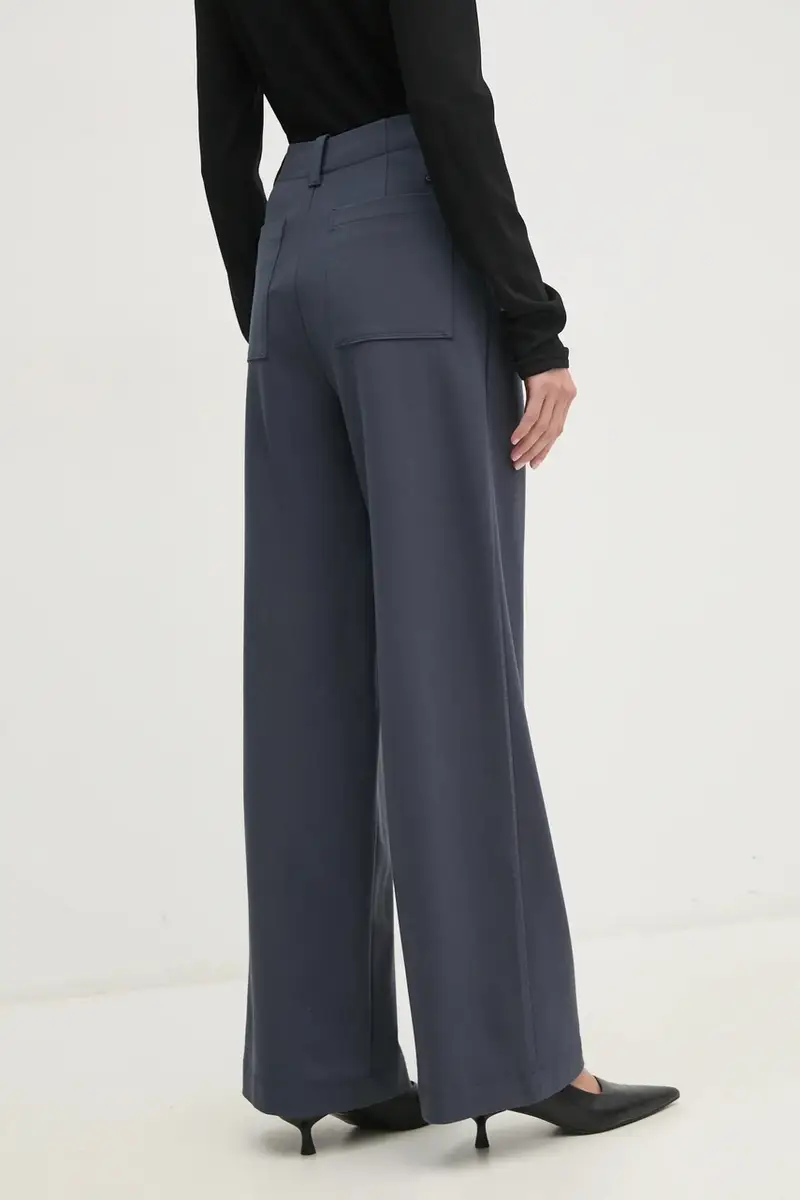 pantaloni donna colore blu J20J224850 miniatura 3