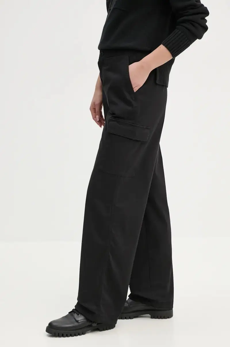 pantaloni donna colore nero J20J224965 miniatura 3