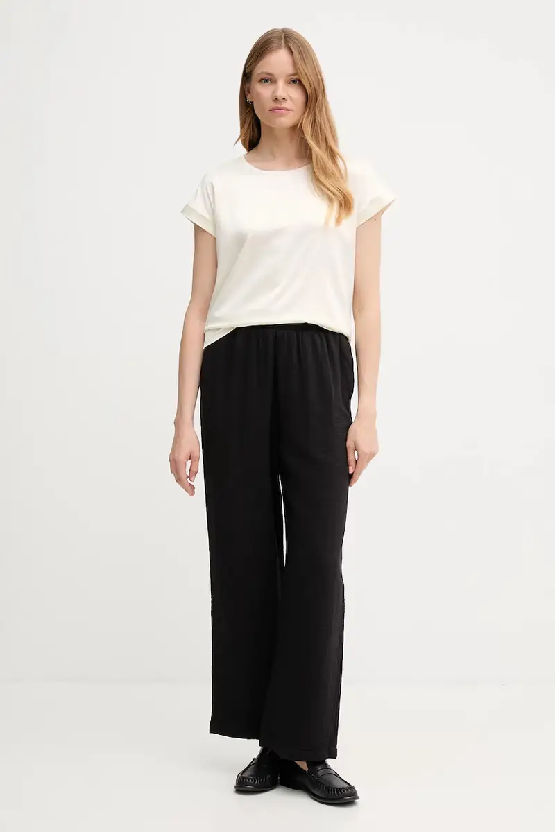 pantaloni donna colore nero LV047C636G miniatura 2