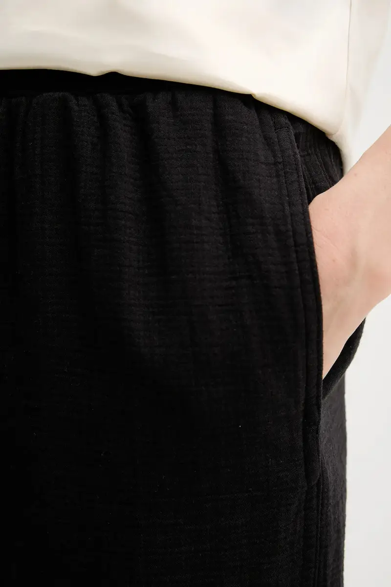 pantaloni donna colore nero LV047C636G miniatura 4