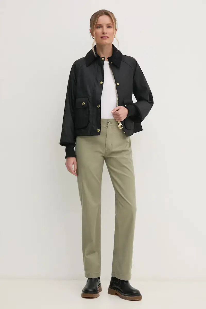 pantaloni donna colore verde J20J224852 miniatura 2