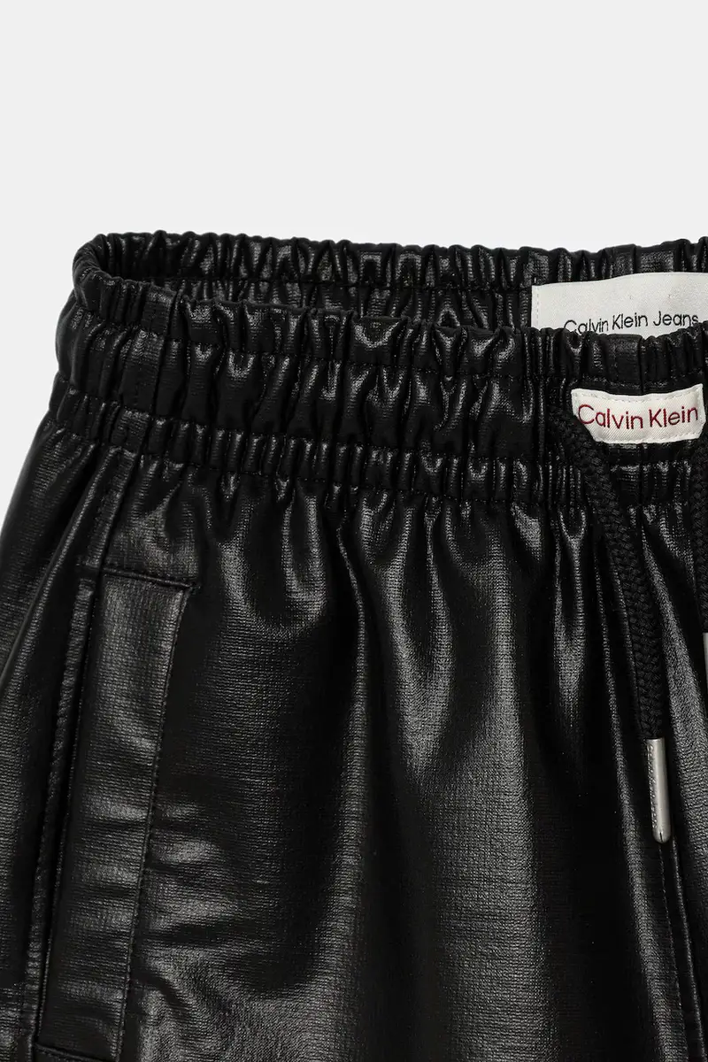 pantaloni FAUX LEATHER colore nero IG0IG02983 miniatura 4