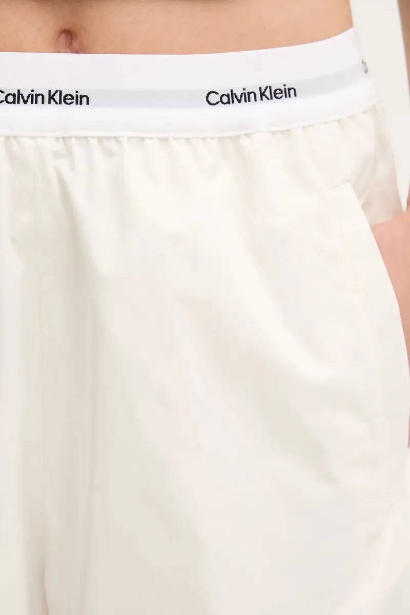 pantaloni in cotone donna colore beige LV044C403G miniatura 4