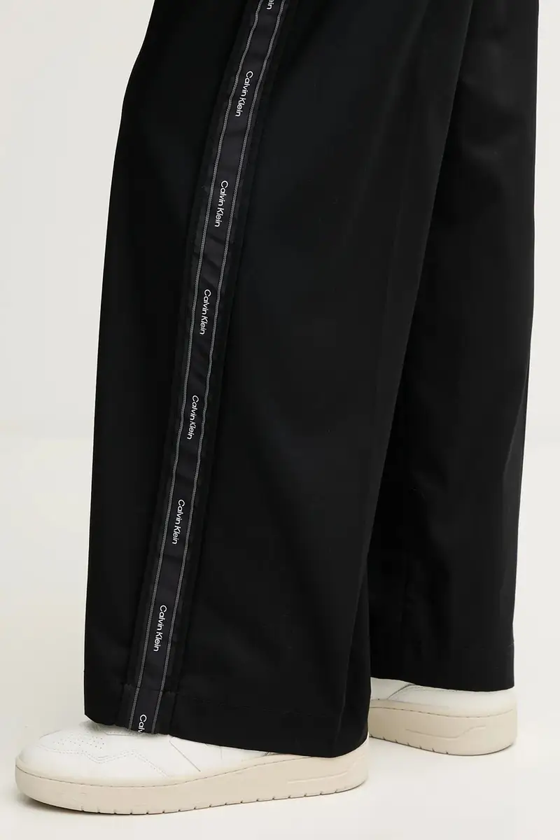 pantaloni in cotone donna colore nero LV044D612G miniatura 4