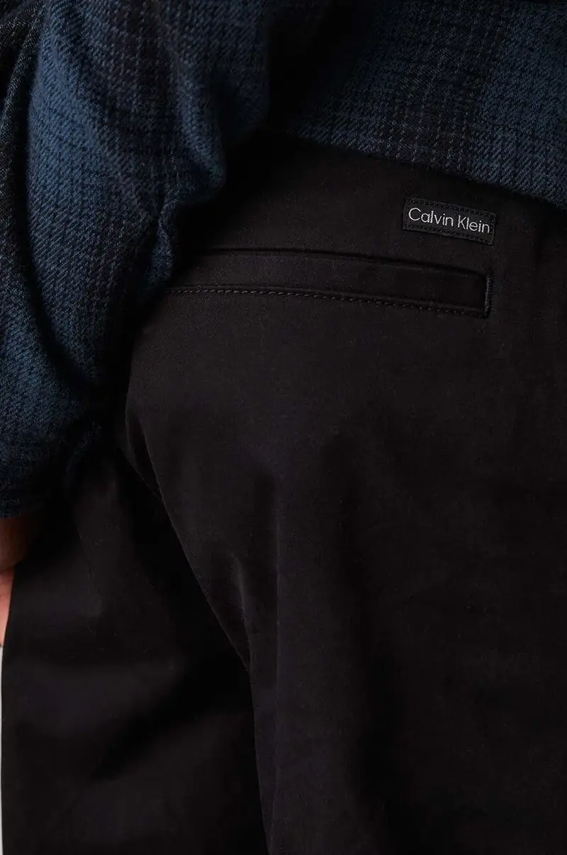 pantaloni in lana bambino/a CEREMONY STRAIGHT colore nero IB0IB02093 miniatura 3