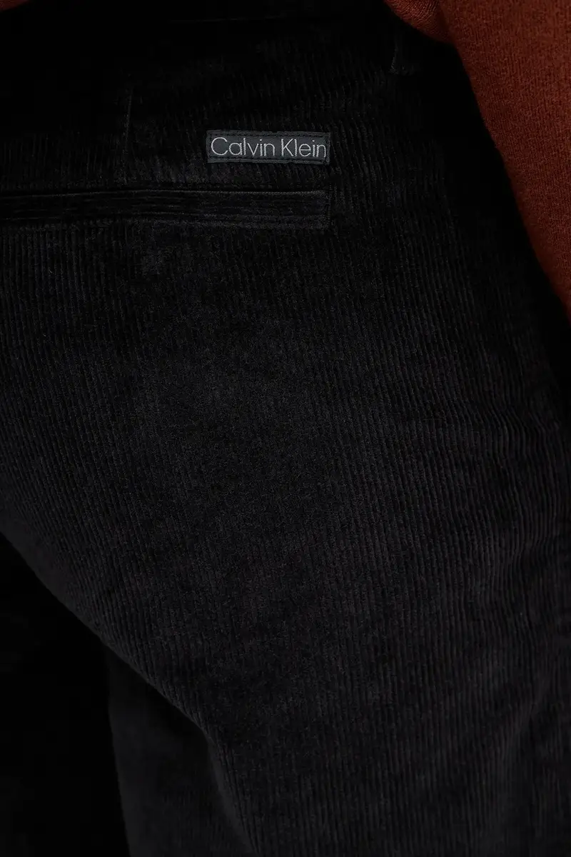 pantaloni in velluto a coste uomo colore nero LV04RD605G miniatura 4