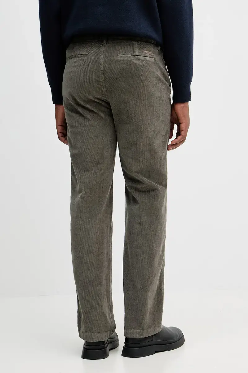 pantaloni in velluto a coste uomo colore verde LV04RD605G miniatura 3