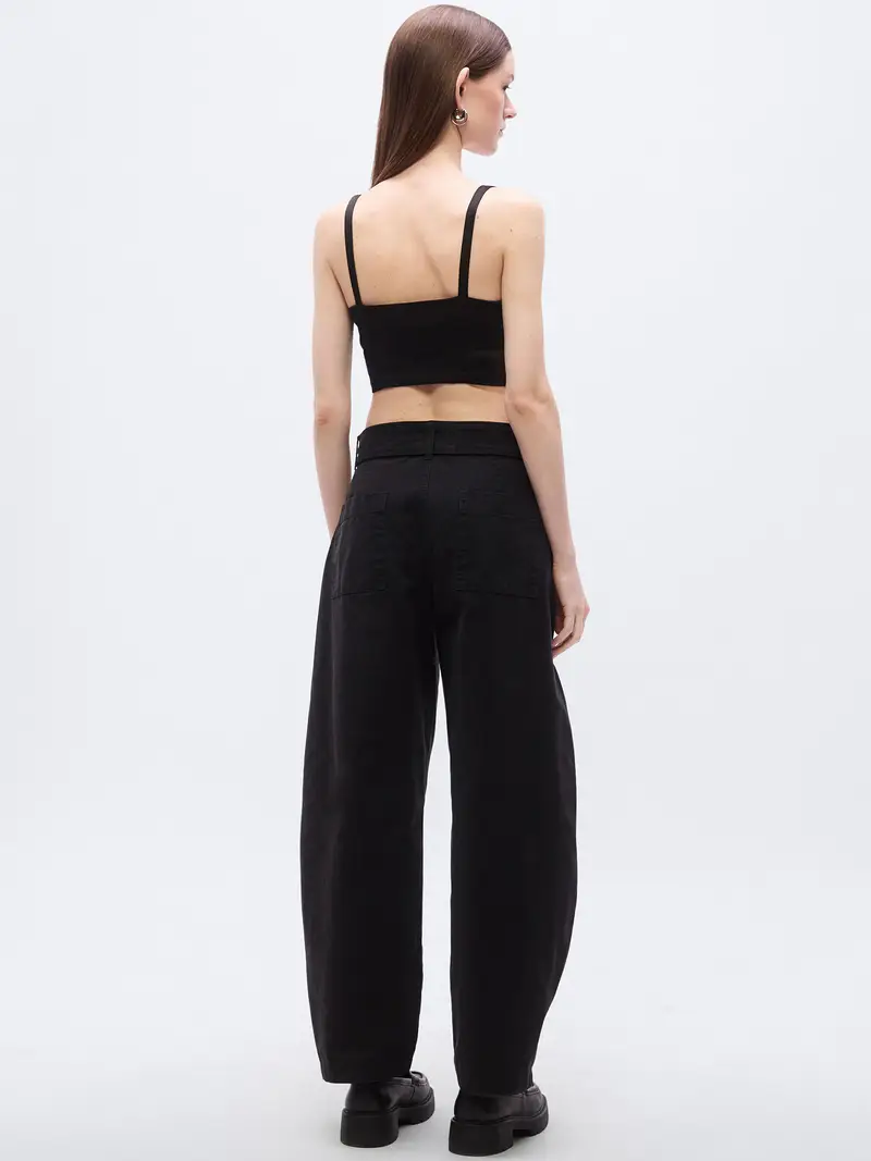 Pantaloni nero miniatura 3