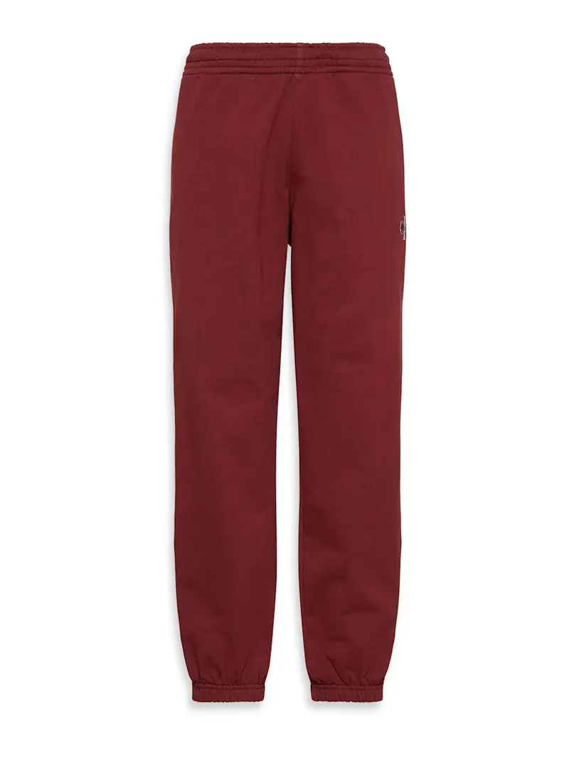 Pantaloni Terry rosso scuro
