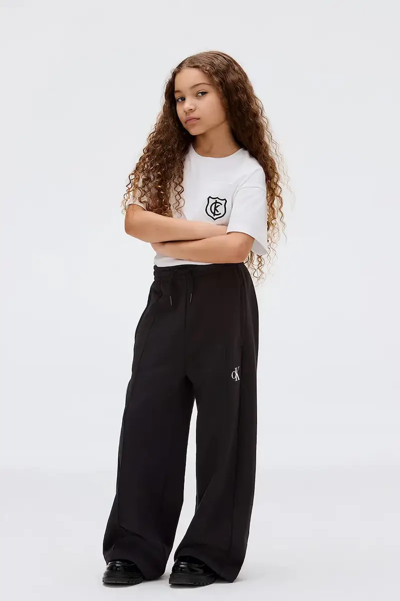 pantaloni tuta bambino/a colore nero IG0IG02875