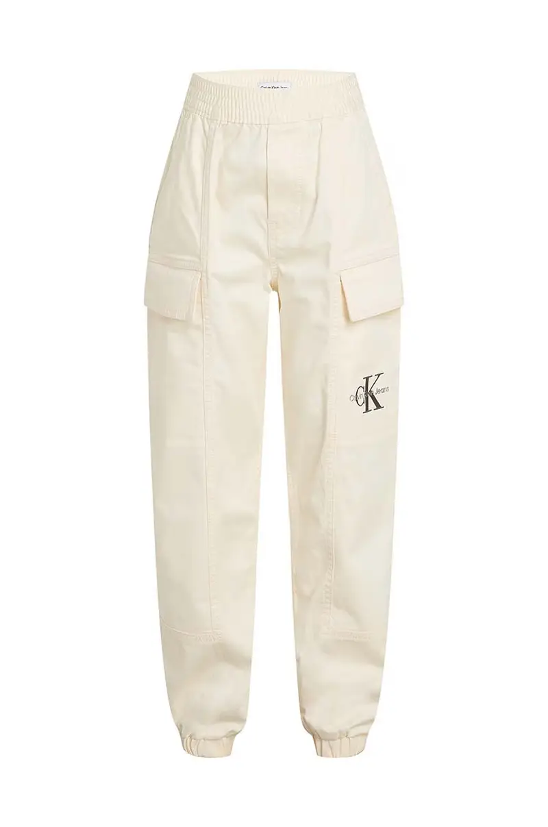 pantaloni tuta bambino/a WOVEN CARGO colore beige IB0IB02270