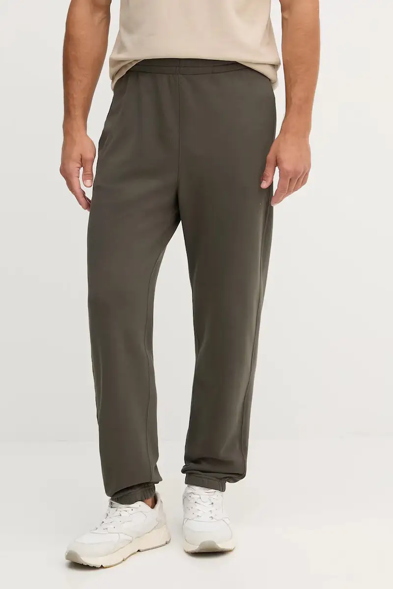 pantaloni tuta di cotone uomo colore grigio LV04RD241G