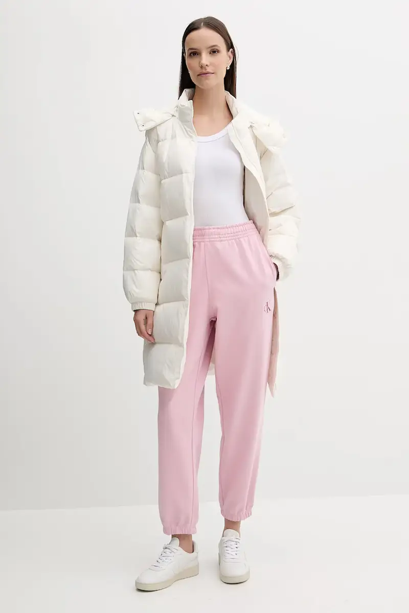 pantaloni tuta donna colore bianco LV047B235G Rosa miniatura 2