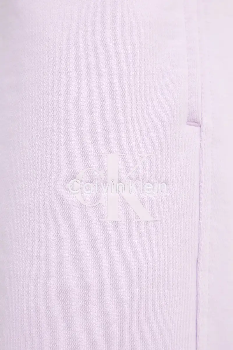 pantaloni tuta donna colore bianco LV047B235G Violetto miniatura 4