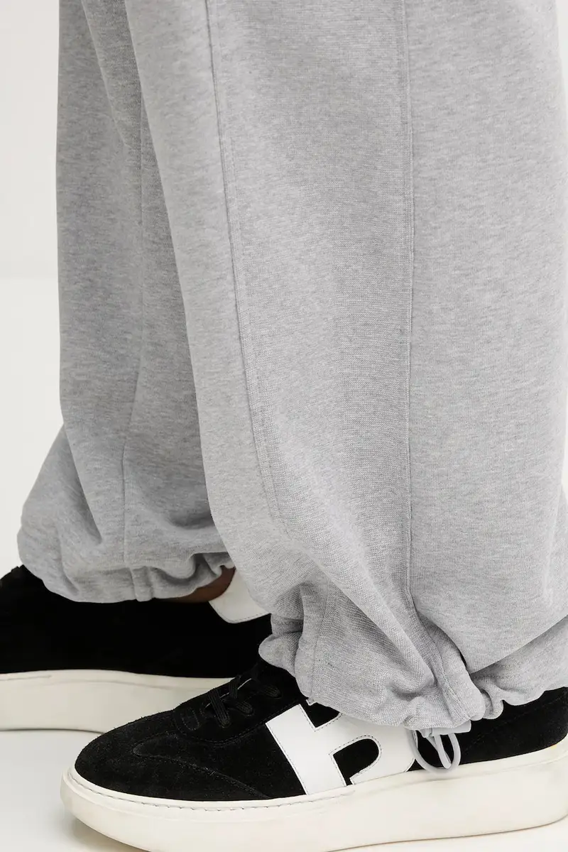 pantaloni tuta donna colore grigio LV047C249G miniatura 4