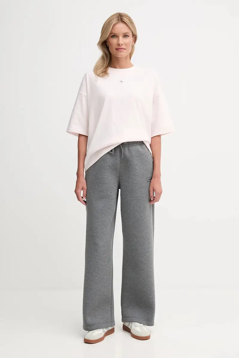 pantaloni tuta donna colore grigio LV144D226G miniatura 2