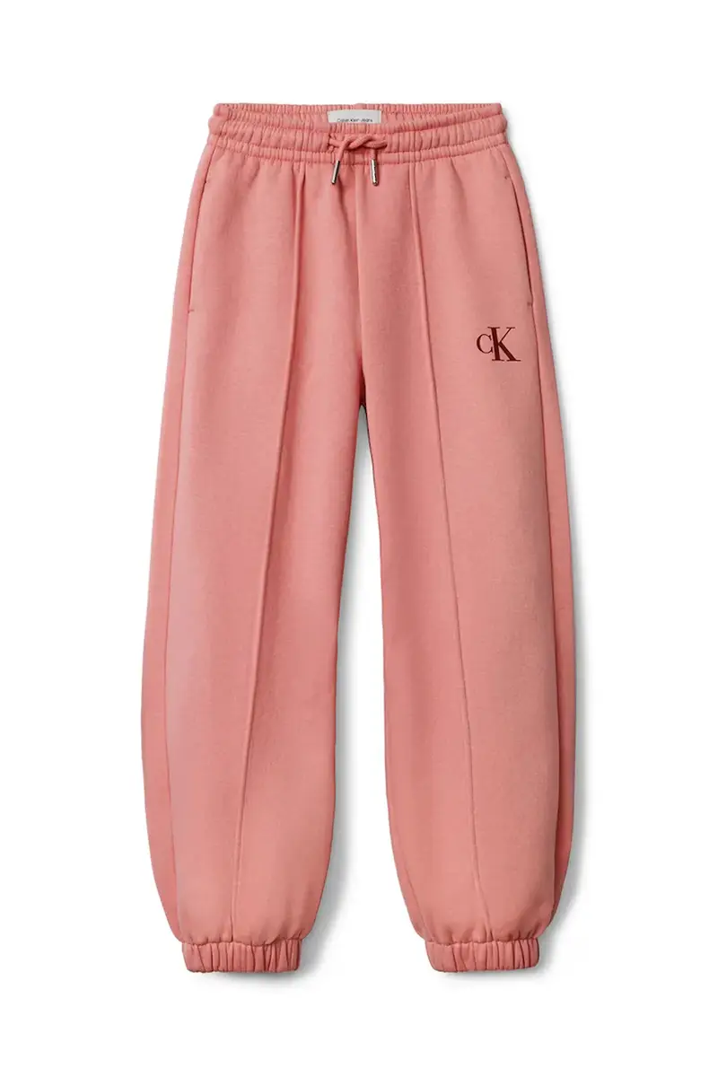 pantaloni tuta in cotone bambino/a colore rosa IG0IG02617 miniatura 2