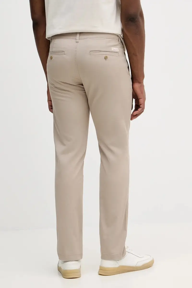 pantaloni uomo colore nero LV040EM628 Beige miniatura 3