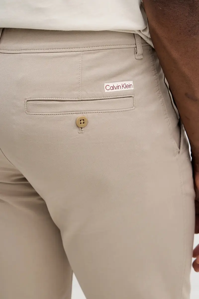 pantaloni uomo colore nero LV040EM628 Beige miniatura 4