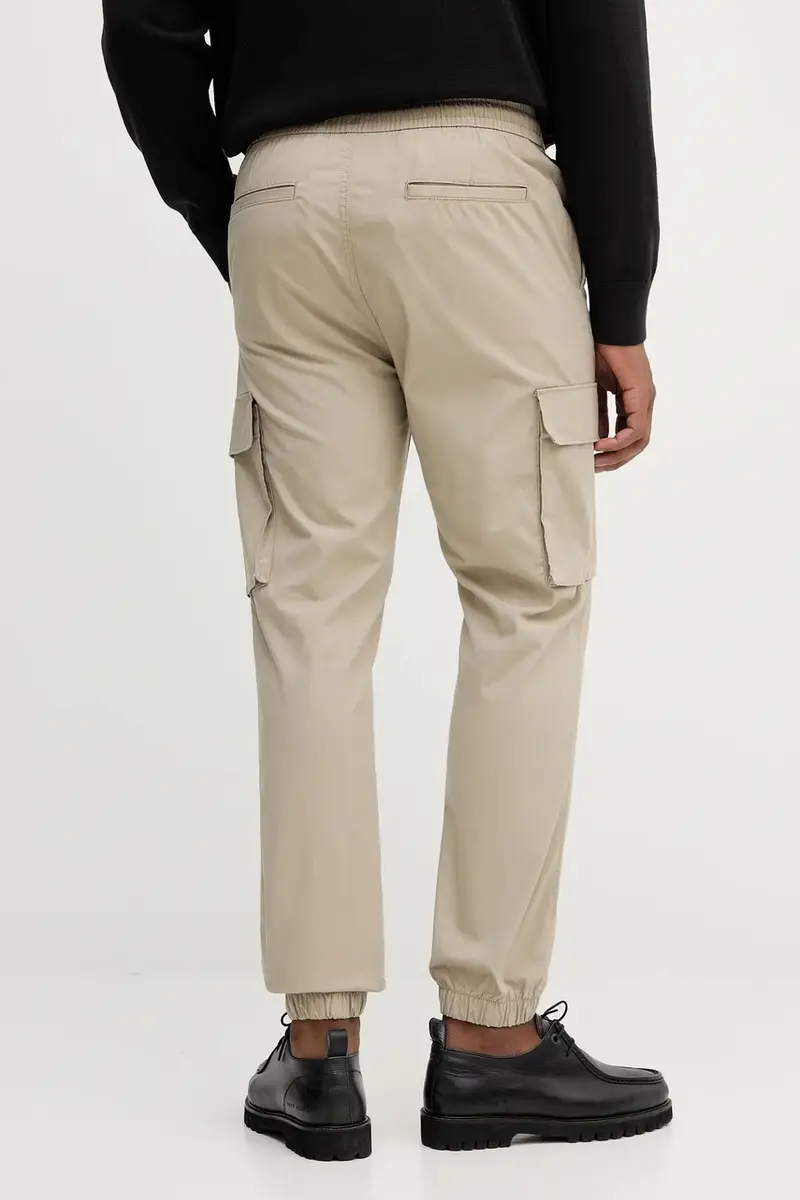 pantaloni uomo colore verde LV04RC617G Beige miniatura 3