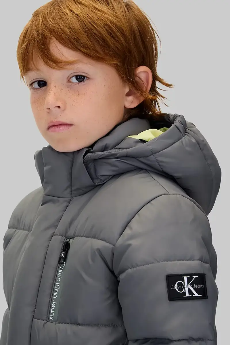 piumino bambino/a colore beige IB0IB01276 Grigio miniatura 3