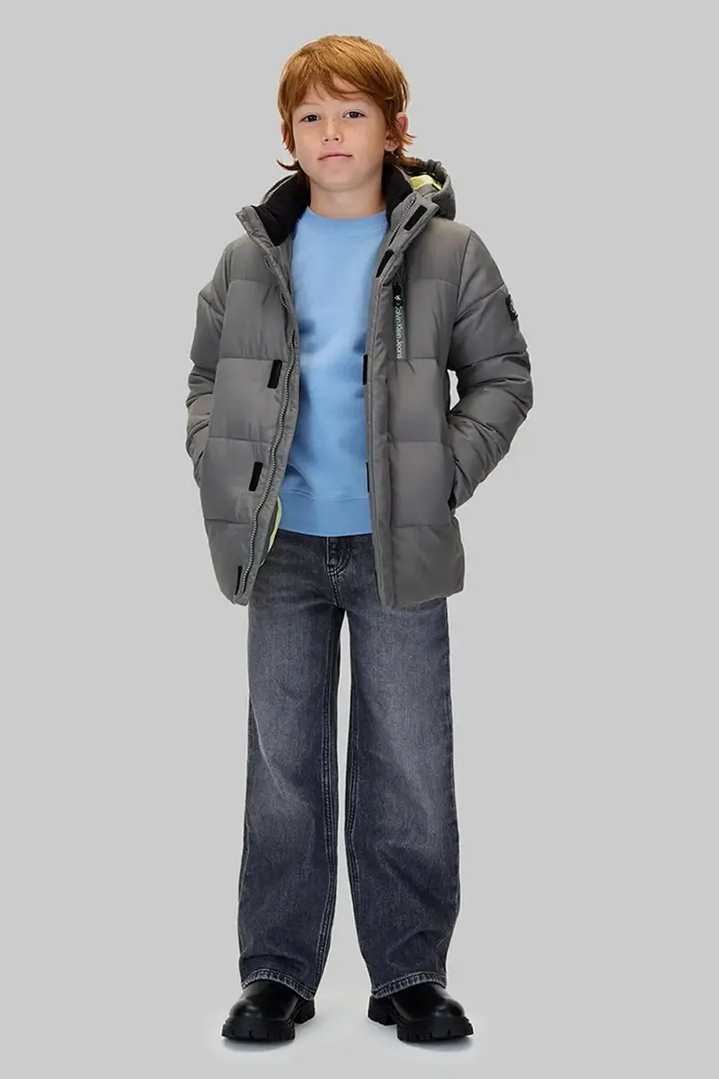 piumino bambino/a colore beige IB0IB01276 Grigio miniatura 5