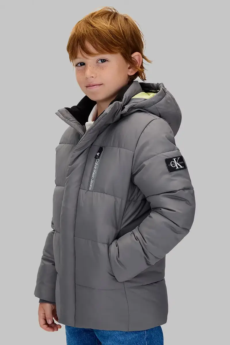 piumino bambino/a colore beige IB0IB01276 Grigio