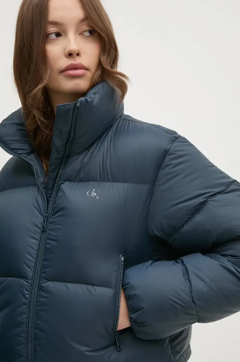 piumino donna colore nero J20J223577 Blu navy miniatura 4